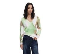 Desigual Pull-over femme JERS_Oulu 4146 mélange de couleurs Vert laitue Taille M