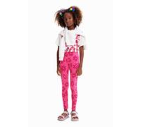 Desigual Legging_Bubble, Red, L Les Filles