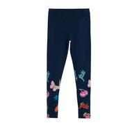 Desigual Leggings bleu marine / jade / homard / rose, Taille 104-110