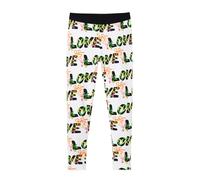 Desigual Leggings 'Garden' vert / orange / noir / blanc, Taille 152-156
