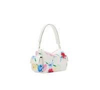 Desigual Bag_liquidflower Ha, Sac à Main en polyuréthane Femmes, Blanc, Taille Unique