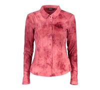 Desigual - Londres Long-Sleeved Shirt - Femme - Blouses et Chemises - Rouge - Taille: 38 FR