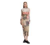 Desigual - Lyra Dress - Femme - Robes - Multicolore - Taille: 38 FR