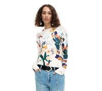 Pull femme Desigual Lacroix Blanc XS