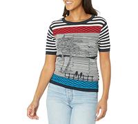 Desigual TS_Sun 5010 T-Shirt, Bleu, XX-Large Femme