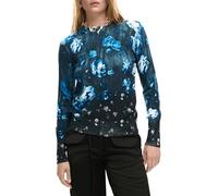 Desigual Pull-over Maglia Donna Blu Bleu/Noir/Blanc Taille L