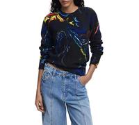 DESIGUAL MAGLIA DONNA NERO