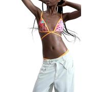 Desigual Maillot de Bain pour Femme, Orange, Taille M