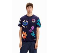 Desigual Man Template 1 Color New, 5000 Navy, L, Bleu, Large
