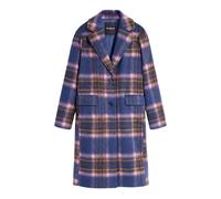 Desigual - Manteau Chaq_Checkered - Femme - Manteaux - Bleu - Taille: 40 FR