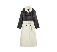 Desigual Manteau mi-saison noir / blanc, Taille XL
