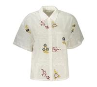 Desigual - Martin Short-Sleeved Shirt - Femme - Blouses et Chemises - Blanc - Taille: 36 FR