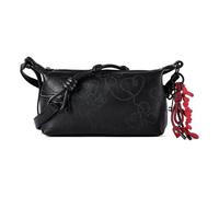 Desigual Sac bandoulière femme Mickey Lines Huntington, moyen – applications Mickey – Noir 24 cm