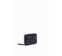 Desigual Mone_Onyx Marisa, Portefeuille Bi-Fold Femmes, Bleu, 1