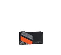 Desigual Mone_Polka INES Portefeuille bi-Pliable pour Femme, Noir, Noir, 18.5