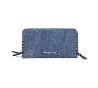 Desigual - Mone Torio Wallet - Femme - Accessoires - Bleu - Taille: ONE Size