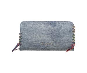 Desigual - Mone Torio Wallet - Femme - Accessoires - Bleu - Taille: ONE Size
