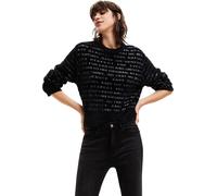 Desigual Noir Chemise à manches longues 22WWJF42 : Taille - L Taille : L