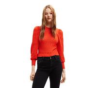 Desigual Orange Jers_ona 7002 Pull Sweater, Taille L Femme