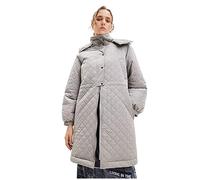Desigual Padded_Denmark Manteau Long pour Femme, Noir, Taille