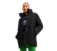 Desigual Padded_Tulip Manteau Long pour Femme, Noir, XX-Large