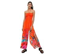 Desigual Pant_Amelia Maillots de Bain Couvrir, Orange, M aux Femmes
