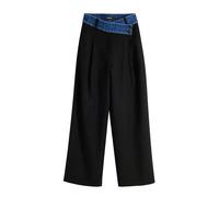 Desigual Pantalon bleu / noir, Taille 38
