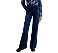 Desigual Pantalon décontracté myheart pour Femme., Bleu, 38