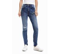 Desigual Denim_sopy 5053 Pantalon décontracté, Bleu, 36 Femmes