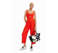 Desigual Pantalon décontracté pour Femme, Orange, Taille XL, Orange, XL