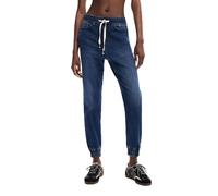 Desigual Pantalon Long en Denim pour Femme Jeans, Bleu, X-Small
