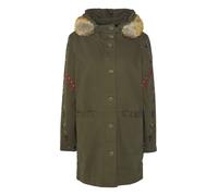 Desigual Parka d’hiver marine / moutarde / kaki / rouge feu, Taille L