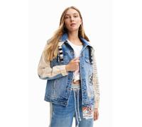 Desigual Parka tissée Chaq_Mickey Art pour femme, Blanc., Taille S