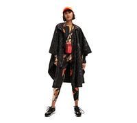 Desigual Poncho_colorama Colima 2000 Noir, Taille Unique Femme