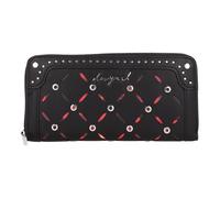 Desigual Porte-monnaies 'Yankee Fiona' rouge foncé / noir / argent, Taille One Size