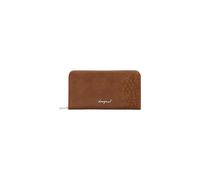 Desigual - Portefeuille à Fermeture Éclair avec Poches Intérieures - Femme - Accessoires - Brun - Taille: ONE Size