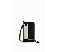 Desigual Portefeuille à Trois Volets pour Femme Mone_priori Candela, Noir, 11.5