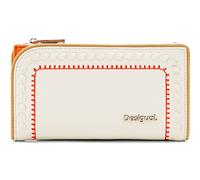 Desigual Mone_Prime INES, Portefeuille à Trois Volets pour Femme, Blanc, 18.5