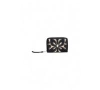 Desigual Portefeuille Moyen en polyuréthane, bi-Pliable Femme, Noir, Taille Unique