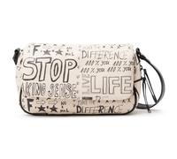 Desigual PU Body Bag, Sac de Sport Across. Femme, Blanc, Taille Unique