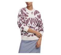 Desigual - Pull à Col Rond Imprimé - Femme - Pulls - Multicolore - Taille: 44 FR