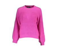 Desigual - Pull à Col Roulé Chic avec Détails Contrastés - Femme - Pulls - Rose - Taille: 44 FR
