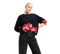 Desigual Pull_Andrea Sweater, Noir, XL Femme