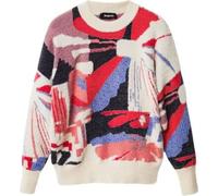 Desigual pull BIANCO édition d'art : Taille - M Taille : M