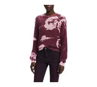 Desigual - Pull Bordeaux Manches Longues - Femme - Pulls - Rouge - Taille: 44 FR