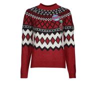 Pullover femme Desigual Buddy - rouge/blanc - XS M