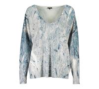 Desigual - Pull col en V Ottawa - Femme - Pulls - Bleu - Taille: 40 FR