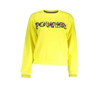Desigual - Pull en coton - Femme - Sweatshirts et sweats à capuche - Jaune - Taille: 46 FR