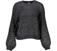 DESIGUAL Pull femme 21WWWJFBM Couleur : Noir, Taille : S