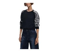Desigual - Pull Noir pour la Saison Automne/Hiver - Femme - Pulls - Noir - Taille: 36 FR